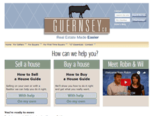 Tablet Screenshot of guernseyrealestateco.com